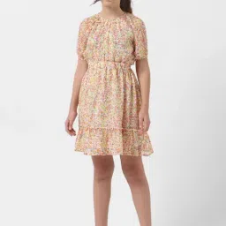 VERO MODA GIRL Multicolor Floral Print Dress-image-46