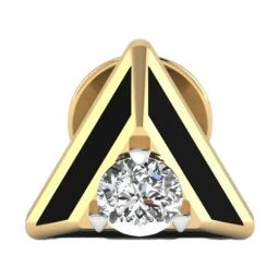 SHINE ETERNAL Lab Grown Diamond 14k (585) Yellow Gold Earrings for Women-picture-30