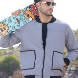 Campus Sutra Men Lightweight Biker Jacket-image-70