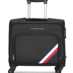 TOMMY HILFIGER Roosevelt Pro Black Striped Small Overnighter-image-24
