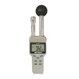 Metravi Wet Bulb Globe Temperature Meter ±0.6°C Cream, WBGT-188-19