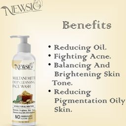 Newsio Set Of 3 Deep Cleansing Face Wash-100 ml Each image 4
