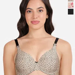 shyaway Floral Bra Medium Coverage Underwired Lightly Padded-image-55