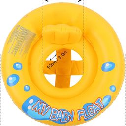 Toy Imagine My Baby Float Inflatable Baby Swim Ring with Smaller Inner Ring. image 3