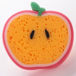 Bath Sponge Apple Shaped - Yellow-picture-22