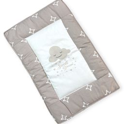Carerio Pure Cotton Baby Mats With Sweet Dream Cloud Print - Brown-image-77