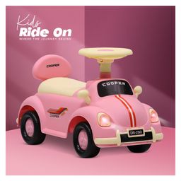 Dash Car Ride-On For Kids With Headlights Music Under Seat Storage Big Wheels And Push Handle Ideal Ride-On for 1+ Years Kids 20kg Capacity Durable Blue Baby Toy Car-image-16