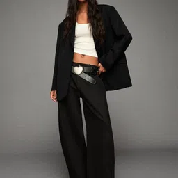 Bershka Oversized Single-Breasted Blazers-picture-24