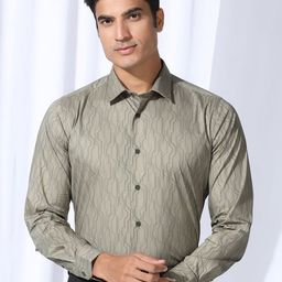Blackberrys Men Slim Fit Opaque Printed Casual Shirt-image-73