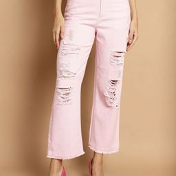 JAKANARY Women Relaxed High-Rise Easy Wash Trousers-image-18