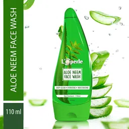 LOPERLE Set of 2 Purifying Aloe Neem Face Wash with Lemon Extract - 110 ml each image 3