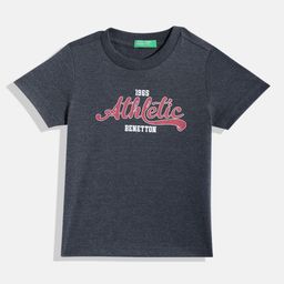 United Colors of Benetton Kids Boys Typography Printed T-Shirt-image-44
