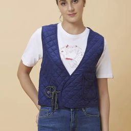 Being Human Black Quilted Jacket-image-64