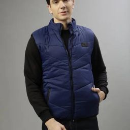 Iconic Blue Regular Fit Quilted Jacket-picture-46