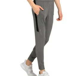 Van Heusen Performance Regular Fit Swift Dry 4 Way Stretch Solid Joggers - Charcoal Melange image 3