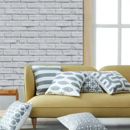 MODERN HOMES Grey Cotton Cushion Covers - Set of 6-image-86