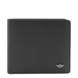 Police Nest Black Solid Bi-Fold Wallet for Men-34