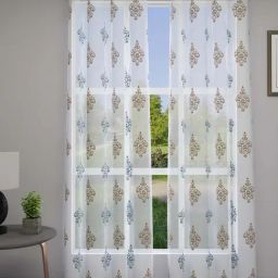 GM Multicolor Polyester Curtain - Set of 2-45