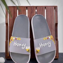Pampy Angel Women's Grey Slides-image-110