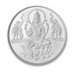P.N.Gadgil Jewellers Shree Laxmi 999 50gm Silver Coin-image-24