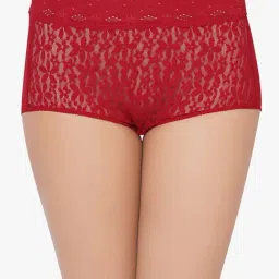 Wacoal Red Lace Hipster Panty-image-44
