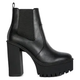 London Rag Women's Black Chelsea Boots-61