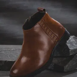 Yoho Women's Footpharma Slays Brown Booties-image-40