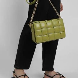 Forever 21 Green Solid Sling Bag-image-10
