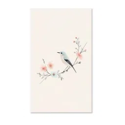Nestroots Chirpy Birds Multi Frame Nature Canvas Wall Painting - Set of 4 image 2