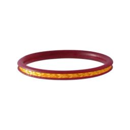 P.C. Chandra Jewellers 22k Yellow Gold Abstract Pola Bangle for Women-image-34
