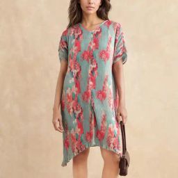 RAREISM Multi Polyester Printed Short Sleeves Dress-picture-15