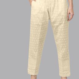 FAMBEE Women Floral Embroidered Trousers-picture-40
