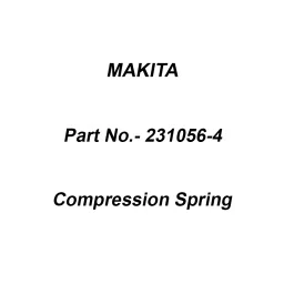 Makita Compression Spring Size 13 for 9031, Part No 231056-4-35