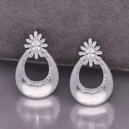 crash.club by CKC 925 Sterling Silver Fancy Eardrops for Women-picture-20
