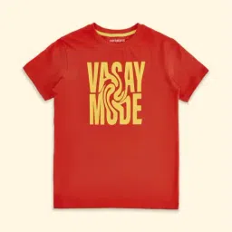 Pantaloons Junior Red Cotton Printed T-Shirt-picture-12