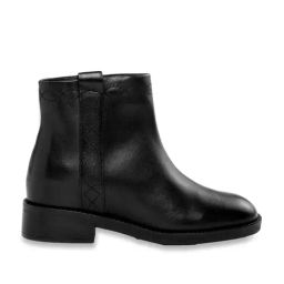Geox Women's D Larysse Black Leather Casual Booties-image-104