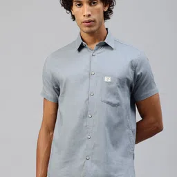 Majestic Man Men Classic Slim Fit Pure Cotton Casual Shirt-image-66
