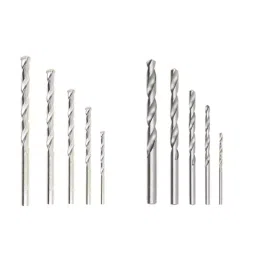 Hillgrove 5 Pcs HSS Drill Bit & 5 Pcs Masonry Drill Bit Combo for Metal, Concrete & Wood, HGCM179M1-4