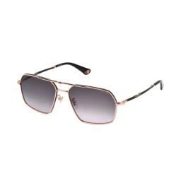 Police SPLL86K58302YSG Grey UV Protected Aviator Sunglasses for Men-image-70