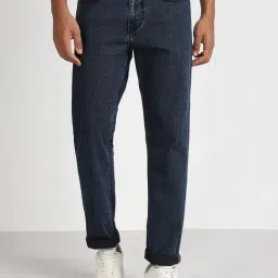 Lee Dark Blue Cotton Skinny Fit Jeans-image-12