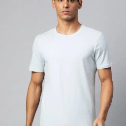 ALCIS Stretchex Light Blue Slim Fit Sports T-Shirt-image-46