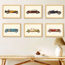 Art Street Beige Synthetic Wood Wall Art-10
