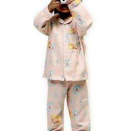 Snuggly Spaces Girls Printed Night Suits-image-67