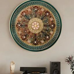 Art Street Brown Synthetic Wood Wall Art-picture-44