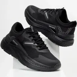 Red Tape Men's Athleisure Black Running Shoes-picture-21