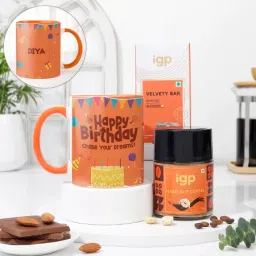 Personalized Coffee And Dreams Birthday Hamper-37
