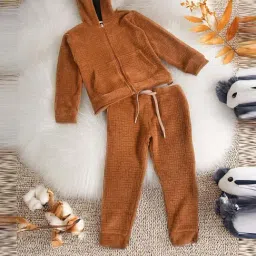 Bella Moda Girls Blue Self Co-ord sets-image-17