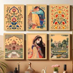Art Street Beige Synthetic Wood Wall Art-image-40