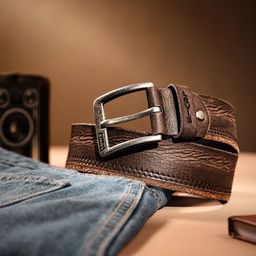 Levis Men Textured Leather Belt-image-91