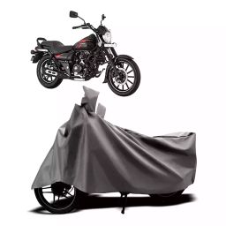 Auto Pearl Two Wheeler Cover with Bag for Bajaj Avenger Street 220, Silver-image-37